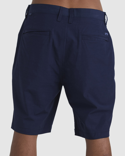 4 Crossfire Solid - Submersible Shorts für Männer Blau ABYWS00195 Billabong