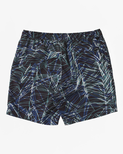 7 A/Div Surftrek Elastic Waist Shorts 17" Blue ABYWS00196 Billabong