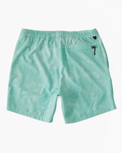 6 A/Div Surftrek Elastic Shorts 17" Green ABYWS00196 Billabong