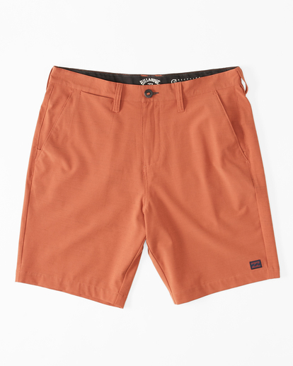 3 Crossfire Slub Submersible 19" Shorts Red ABYWS00199 Billabong