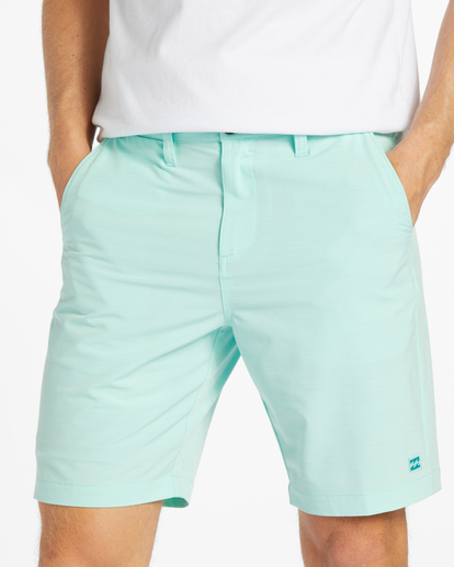4 Crossfire Slub Submersible 19" Shorts Green ABYWS00199 Billabong