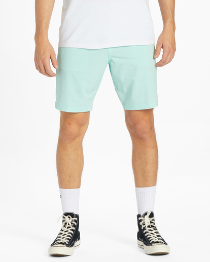 0 Crossfire Slub Submersible 19" Shorts Green ABYWS00199 Billabong