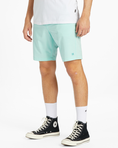 1 Crossfire Slub Submersible 19" Shorts Green ABYWS00199 Billabong