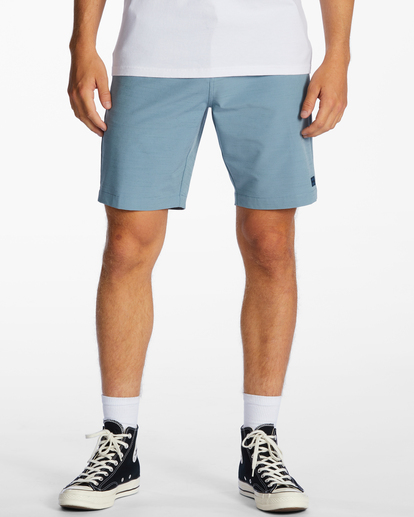 0 Crossfire Slub Submersible 19" Shorts Blue ABYWS00199 Billabong