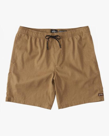 3 Surftrek Hemp Technical Elasticized Shorts Brown ABYWS00201 Billabong