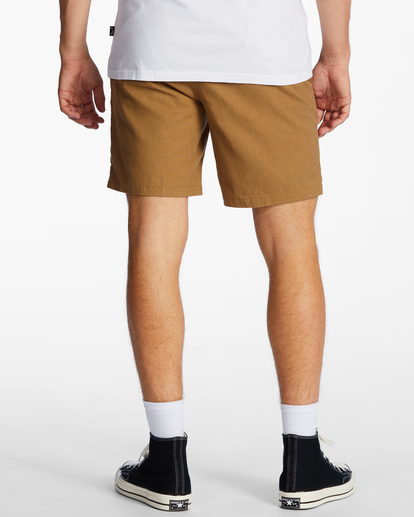 2 Surftrek Hemp Technical Elasticized Shorts Brown ABYWS00201 Billabong
