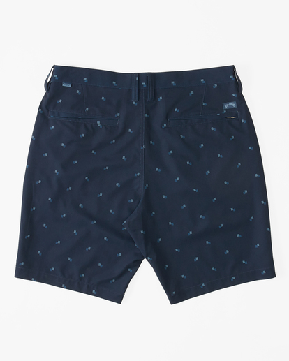 4 Crossfire Mid Submersible 19" Shorts Blue ABYWS00202 Billabong