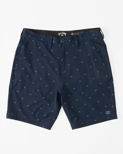 3 Crossfire Mid Submersible 19" Shorts Blue ABYWS00202 Billabong