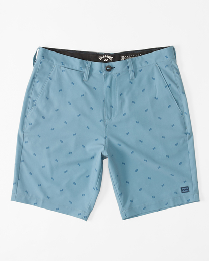 3 Crossfire Mid Submersible 19" Shorts Blue ABYWS00202 Billabong