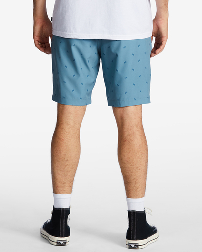2 Crossfire Mid Submersible 19" Shorts Blue ABYWS00202 Billabong