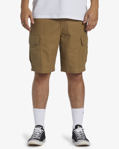 Pantalón corto tipo cargo shorts para hombre verde Bolf BB70010