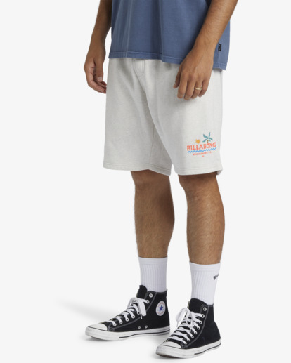 1 Shorebird Short Elastic Waist Shorts Grey ABYWS00229 Billabong