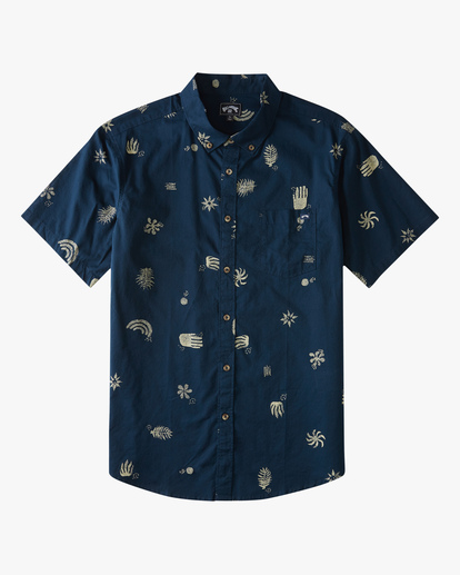 5 Sundays Mini Short Sleeve Shirt Blue ABYWT00112 Billabong