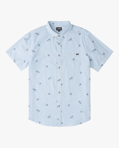 4 Sundays Mini Short Sleeve Shirt Blue ABYWT00112 Billabong