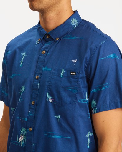 3 Sundays Mini Short Sleeve Shirt Brown ABYWT00112 Billabong