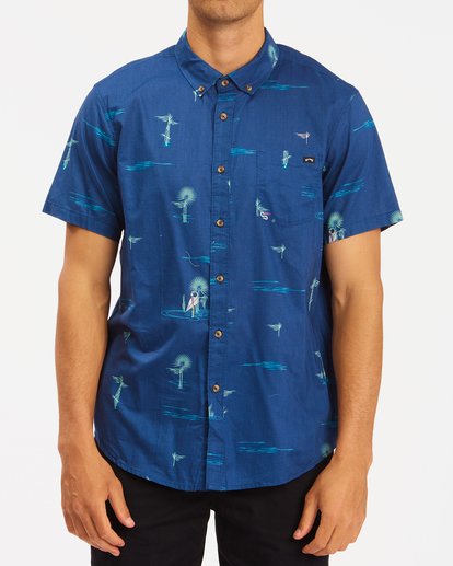 0 Sundays Mini Short Sleeve Shirt Brown ABYWT00112 Billabong