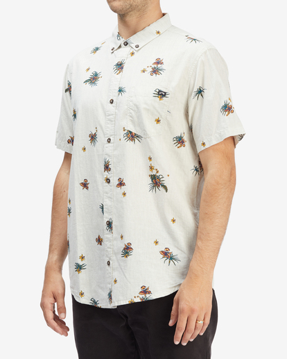 1 Sundays Mini Short Sleeve Shirt Brown ABYWT00112 Billabong