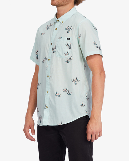 1 Sundays Mini Short Sleeve Shirt Blue ABYWT00112 Billabong