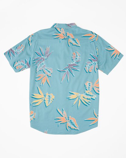 5 Sundays Floral Short Sleeve Shirt Blue ABYWT00113 Billabong