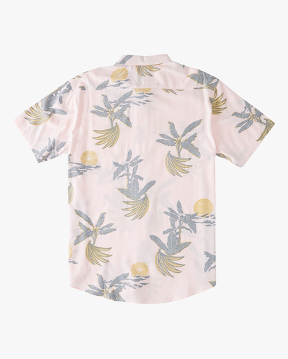 7 Sundays Floral Short Sleeve Shirt Pink ABYWT00113 Billabong