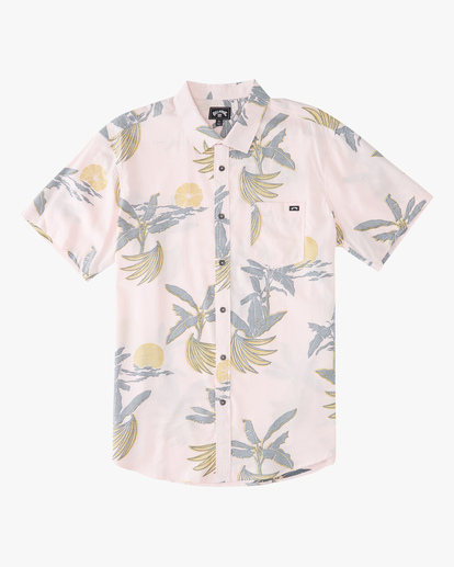 6 Sundays Floral Short Sleeve Shirt Pink ABYWT00113 Billabong