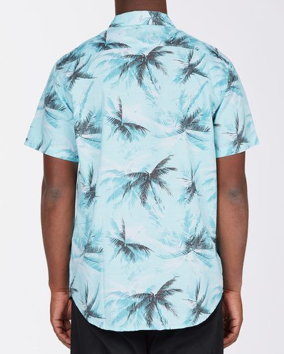 2 Sundays Floral Short Sleeve Shirt Blue ABYWT00113 Billabong