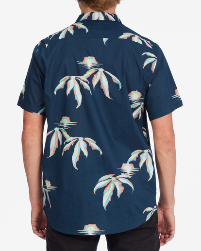 2 Sundays Floral Short Sleeve Shirt Blue ABYWT00113 Billabong