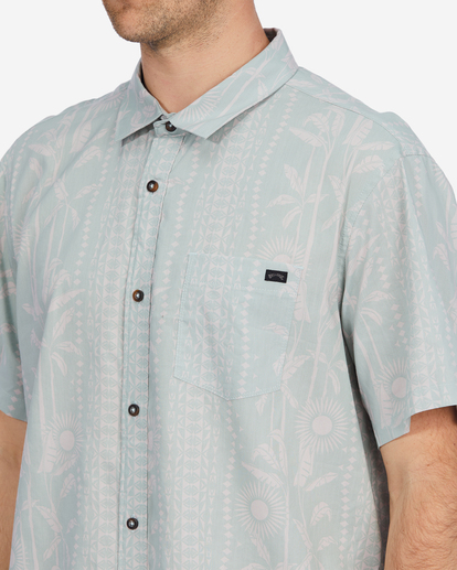 3 Sundays Floral Short Sleeve Shirt Green ABYWT00113 Billabong