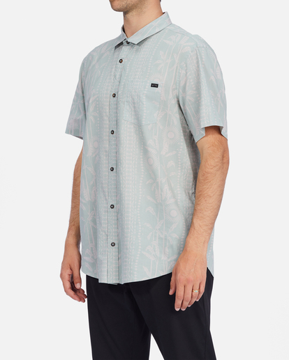 1 Sundays Floral Short Sleeve Shirt Green ABYWT00113 Billabong