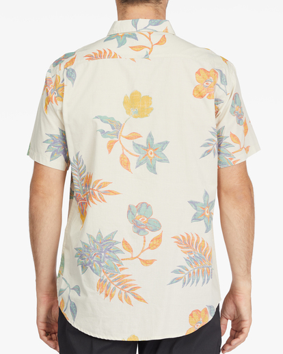 2 Sundays Floral Short Sleeve Shirt Beige ABYWT00113 Billabong