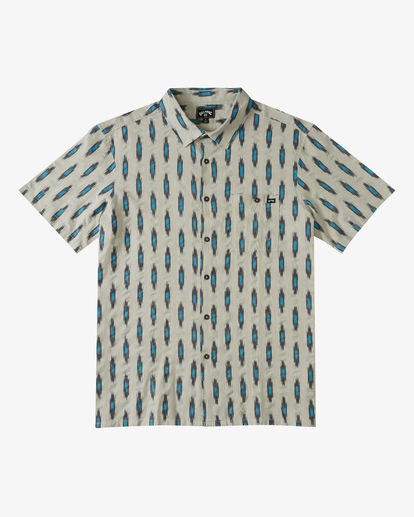 4 Sundays Jacquard Short Sleeve Shirt  ABYWT00114 Billabong