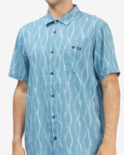 4 Sundays Jacquard Short Sleeve Shirt Orange ABYWT00114 Billabong