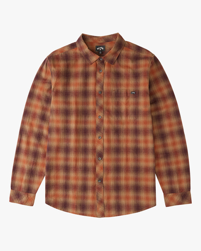4 Coastline Flannel Shirt White ABYWT00116 Billabong