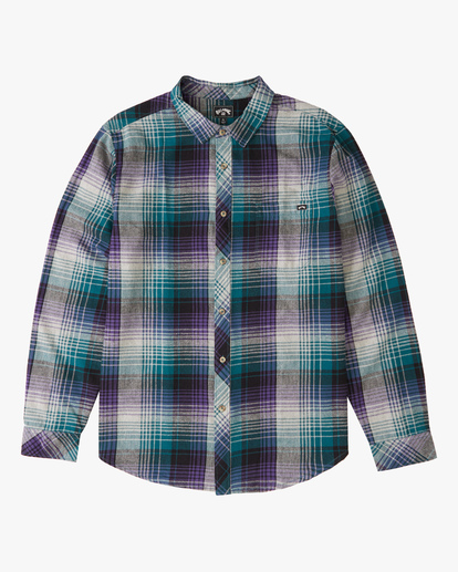 4 Coastline Flannel Shirt Orange ABYWT00116 Billabong