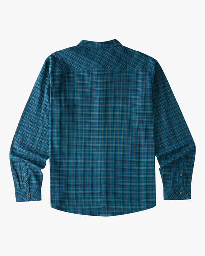 7 Coastline Flannel Shirt Blue ABYWT00116 Billabong