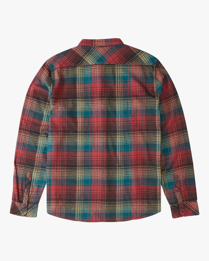 5 Coastline Flannel Shirt Red ABYWT00116 Billabong