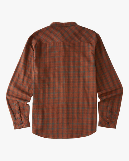 5 Coastline Flannel Shirt Brown ABYWT00116 Billabong