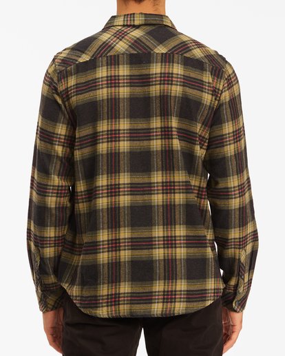 2 Coastline Flannel Shirt Black ABYWT00116 Billabong