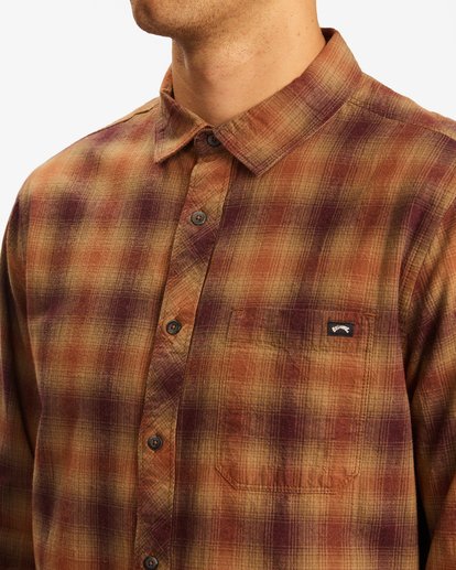 3 Coastline Flannel Shirt White ABYWT00116 Billabong