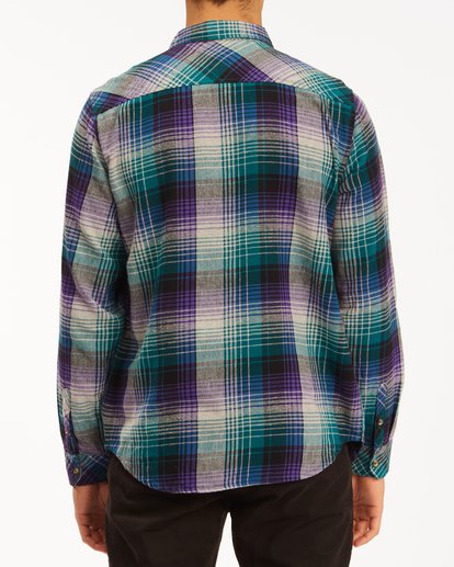 2 Coastline Flannel Shirt Orange ABYWT00116 Billabong