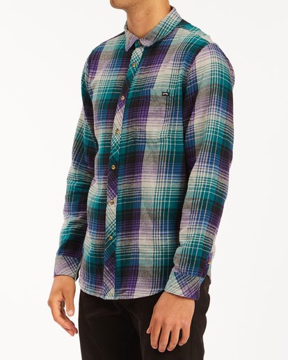 1 Coastline Flannel Shirt Orange ABYWT00116 Billabong