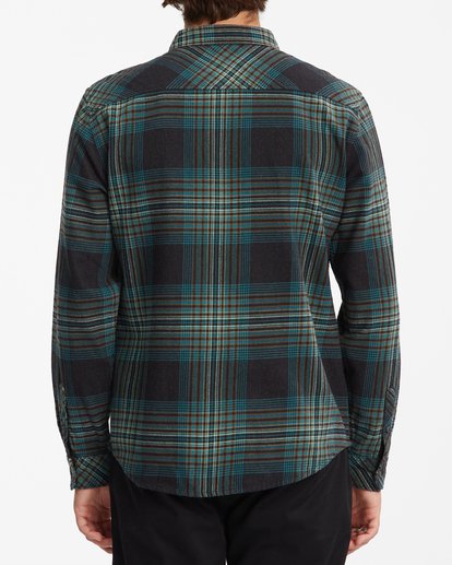 2 Coastline Flannel Shirt White ABYWT00116 Billabong