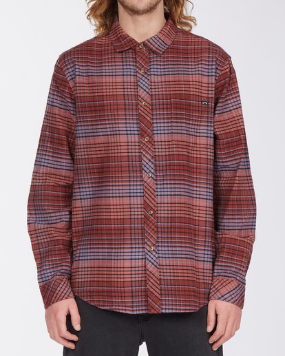 0 Coastline Flannel Shirt Green ABYWT00116 Billabong