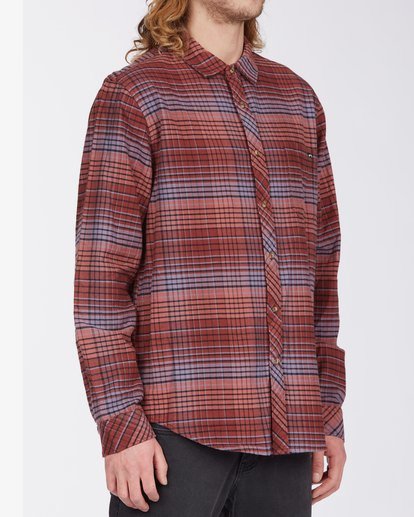 2 Coastline Flannel Shirt Green ABYWT00116 Billabong