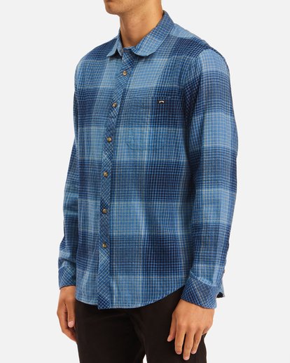 1 Coastline Flannel Shirt Blue ABYWT00116 Billabong