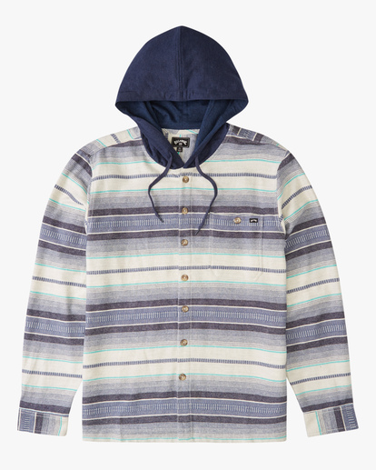 4 Baja Hooded Flannel Beige ABYWT00117 Billabong