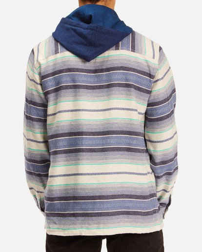 2 Baja Hooded Flannel Beige ABYWT00117 Billabong