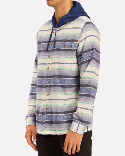 1 Baja Hooded Flannel Beige ABYWT00117 Billabong