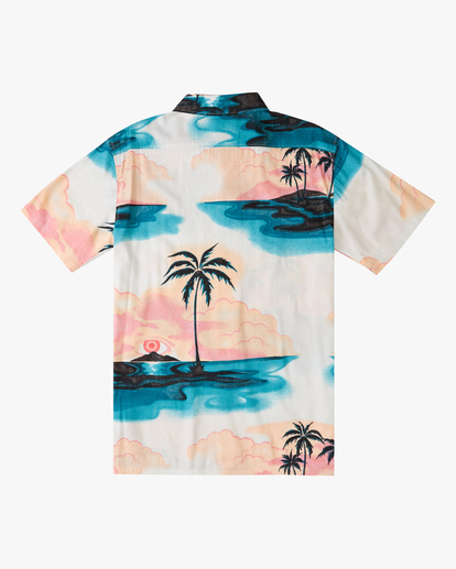 5 Sundays Vacay Short Sleeve Shirt Blue ABYWT00122 Billabong