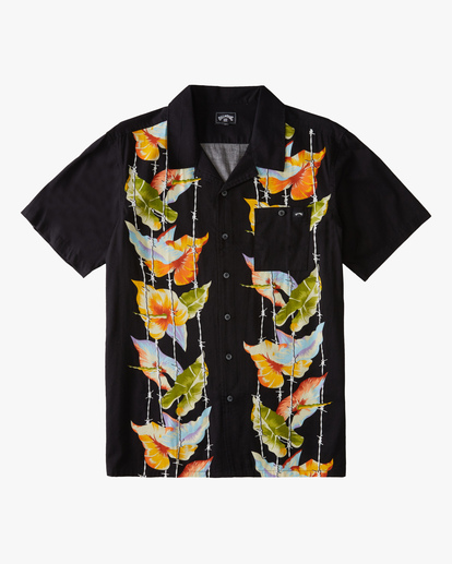 7 Sundays Vacay Short Sleeve Shirt White ABYWT00122 Billabong